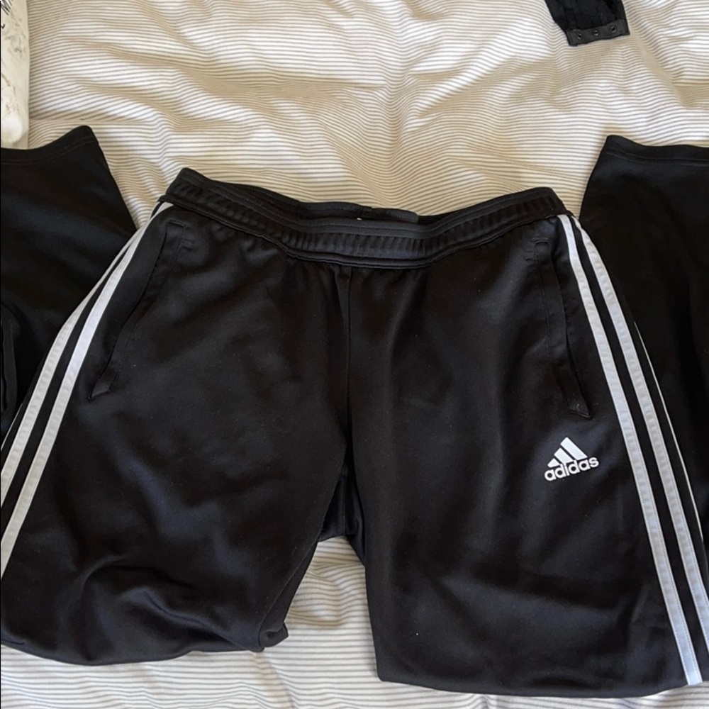 Black Adidas Soccer Sweats